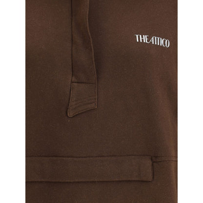 The Attico Sweatshirt mit hohem Kragen