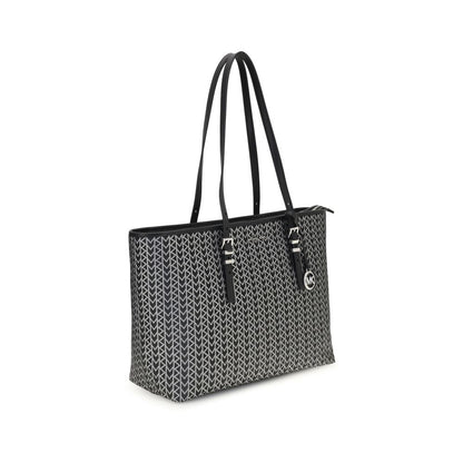 Michael Kors – Quinn – Große Tragetasche mit Jacquard-Logo
