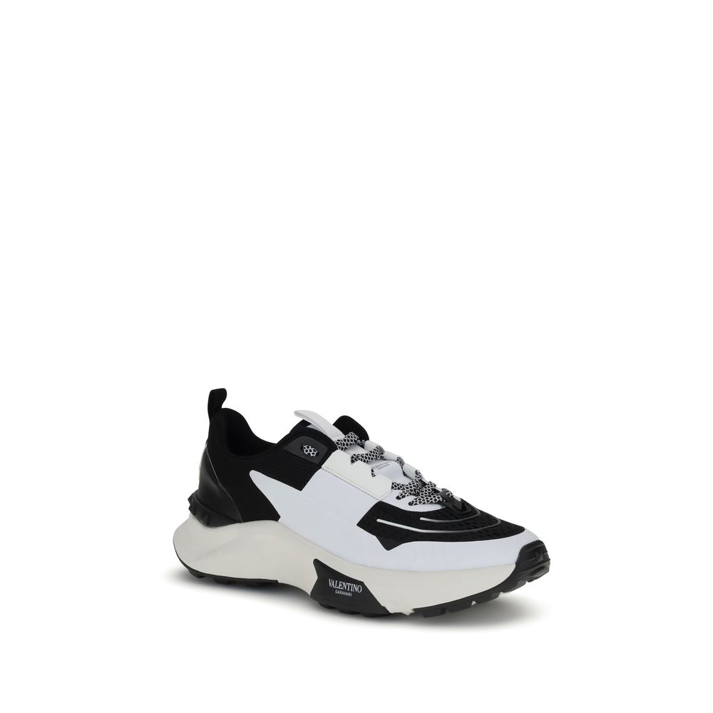 Valentino Garavani Mehrfarbige Kalbsleder Bos Taurus Sneaker