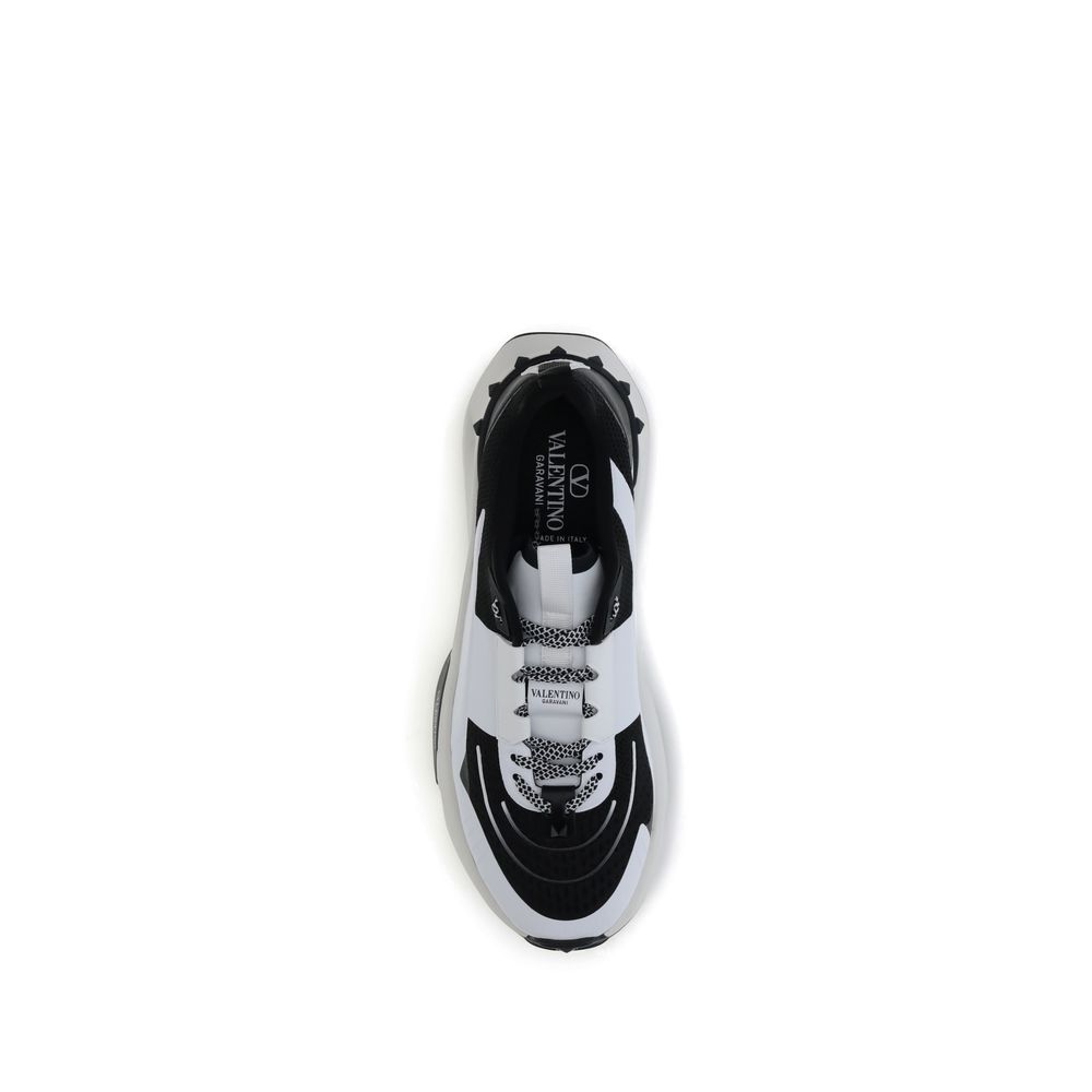Valentino Garavani Mehrfarbige Kalbsleder Bos Taurus Sneaker
