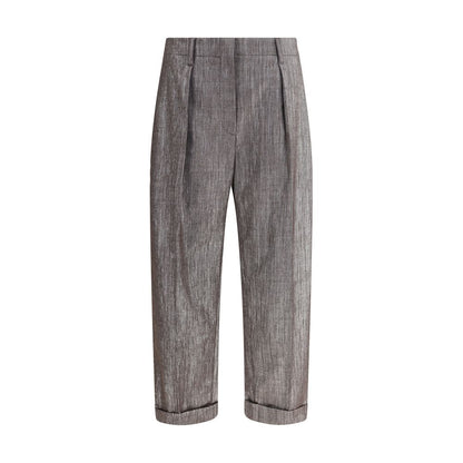 Brunello Cucinelli Hose mit Lurex-Effekt