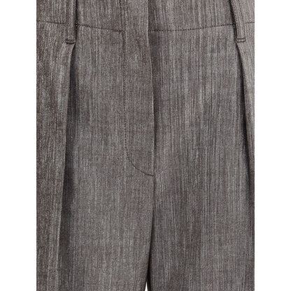 Brunello Cucinelli Hose mit Lurex-Effekt