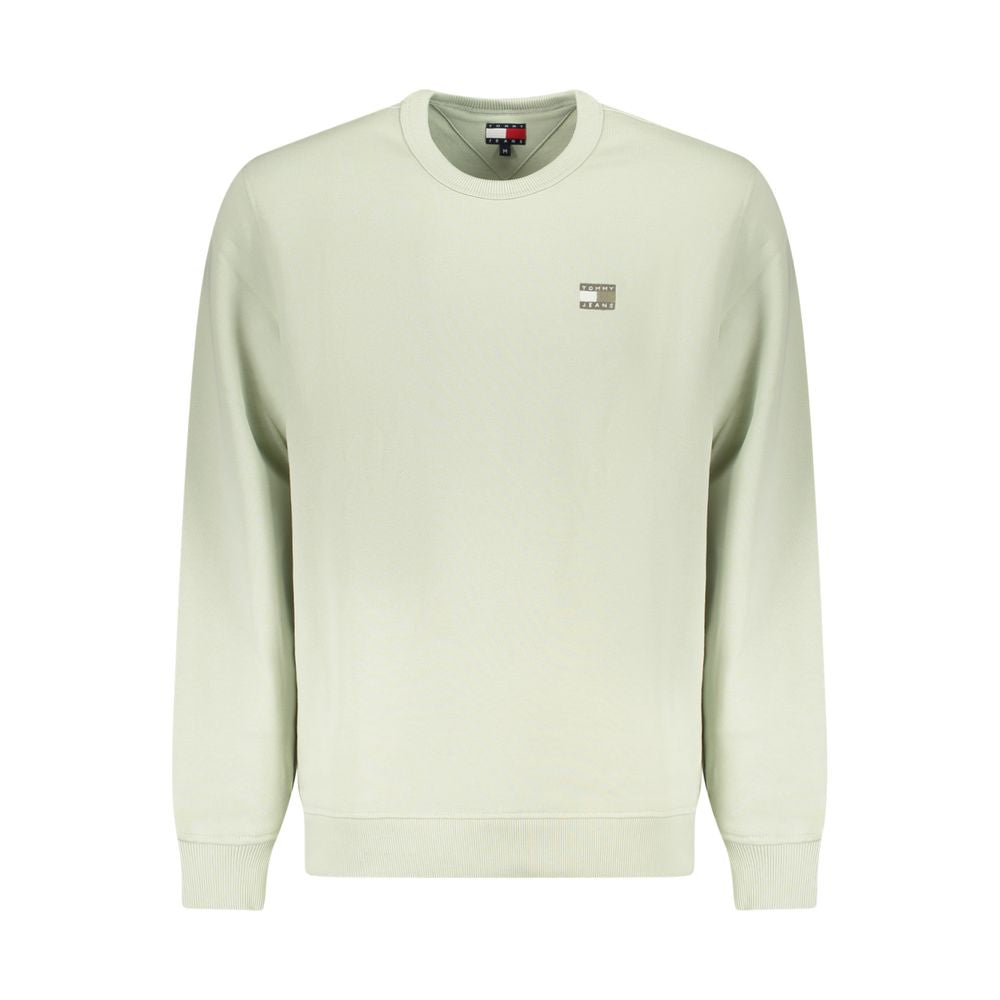 Tommy Hilfiger – Grüner Baumwollpullover für Herren