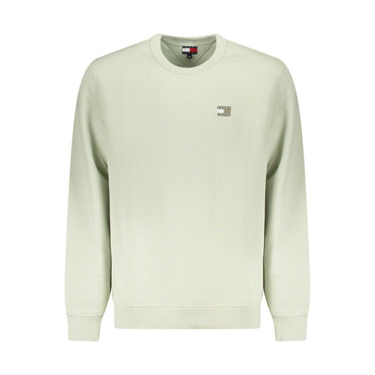 Tommy Hilfiger – Grüner Baumwollpullover für Herren