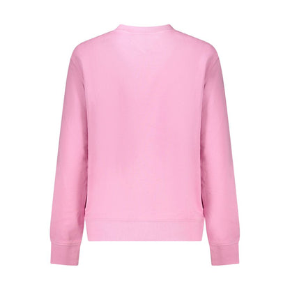 Tommy Hilfiger – Rosafarbener Baumwollpullover für Damen