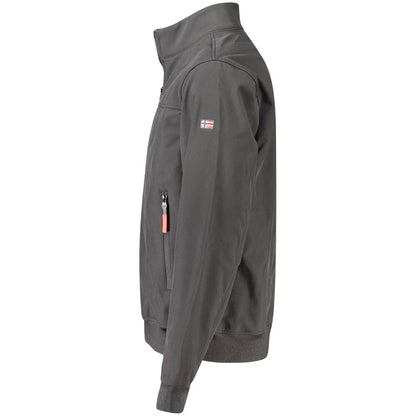 Norwegen 1963 Schwarze Polyester-Herrenjacke