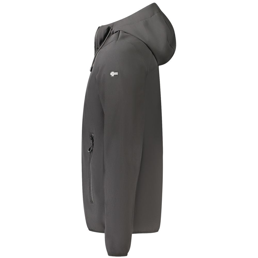 Norwegen 1963 Schwarze Polyester-Herrenjacke