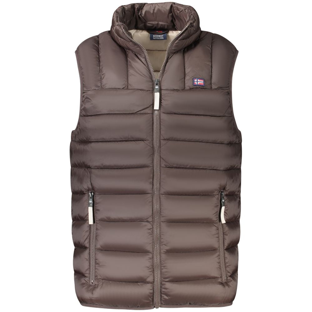 سترة رجالية بنية من البولي أميد من النرويج عام 1963