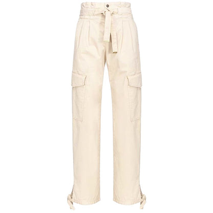 PINKO White Cotton Women Pant