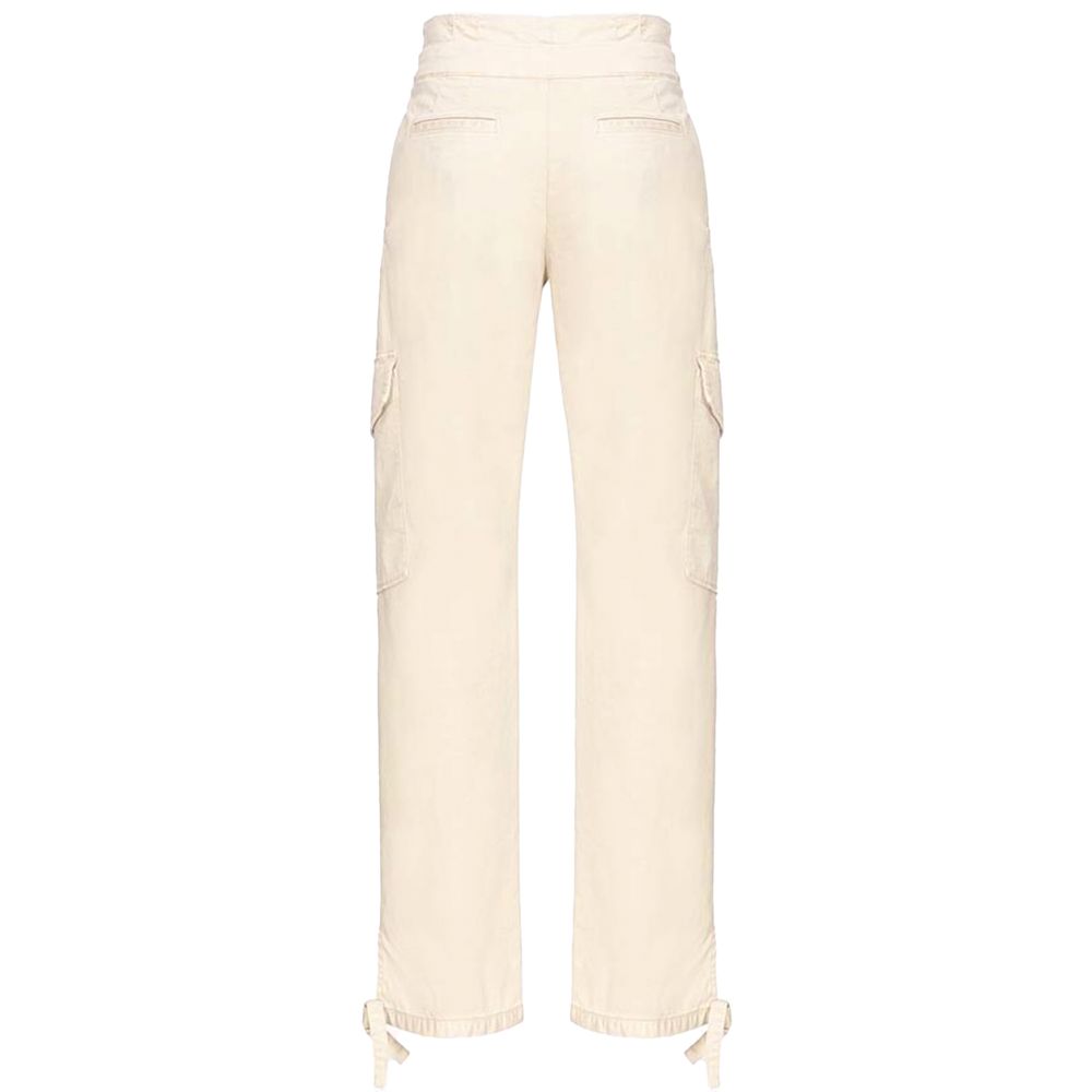 PINKO White Cotton Women Pant