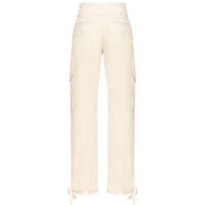 PINKO White Cotton Women Pant
