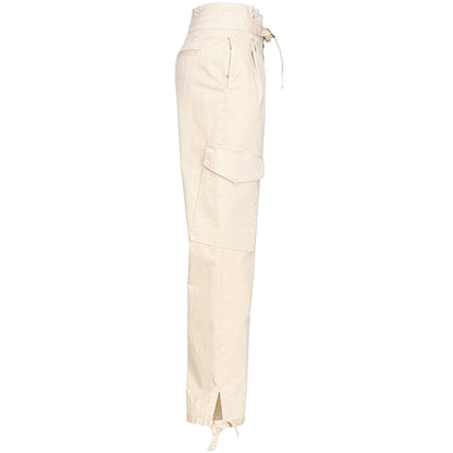 PINKO White Cotton Women Pant