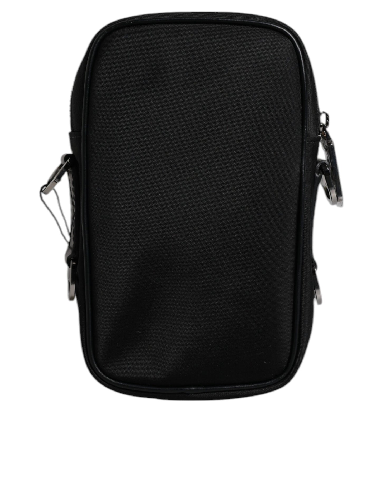 Dolce &amp; Gabbana – Mehrfarbige Umhängetasche aus Jacquard mit Leopardenmuster und Logo-Schild