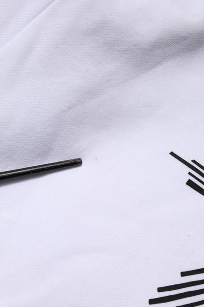 Dolce &amp; Gabbana – Weißes Sweatshirt mit Kapuze „Sacred Heart“