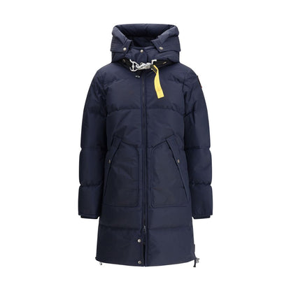 Parajumpers Blaue Nylonjacke in voller Länge