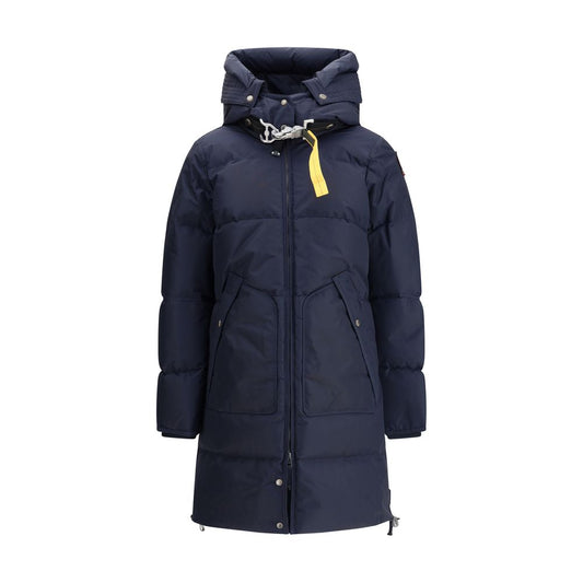 Parajumpers Blaue Nylonjacke in voller Länge
