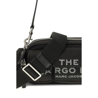 Schwarze Umhängetasche aus Segeltuch von Marc Jacobs