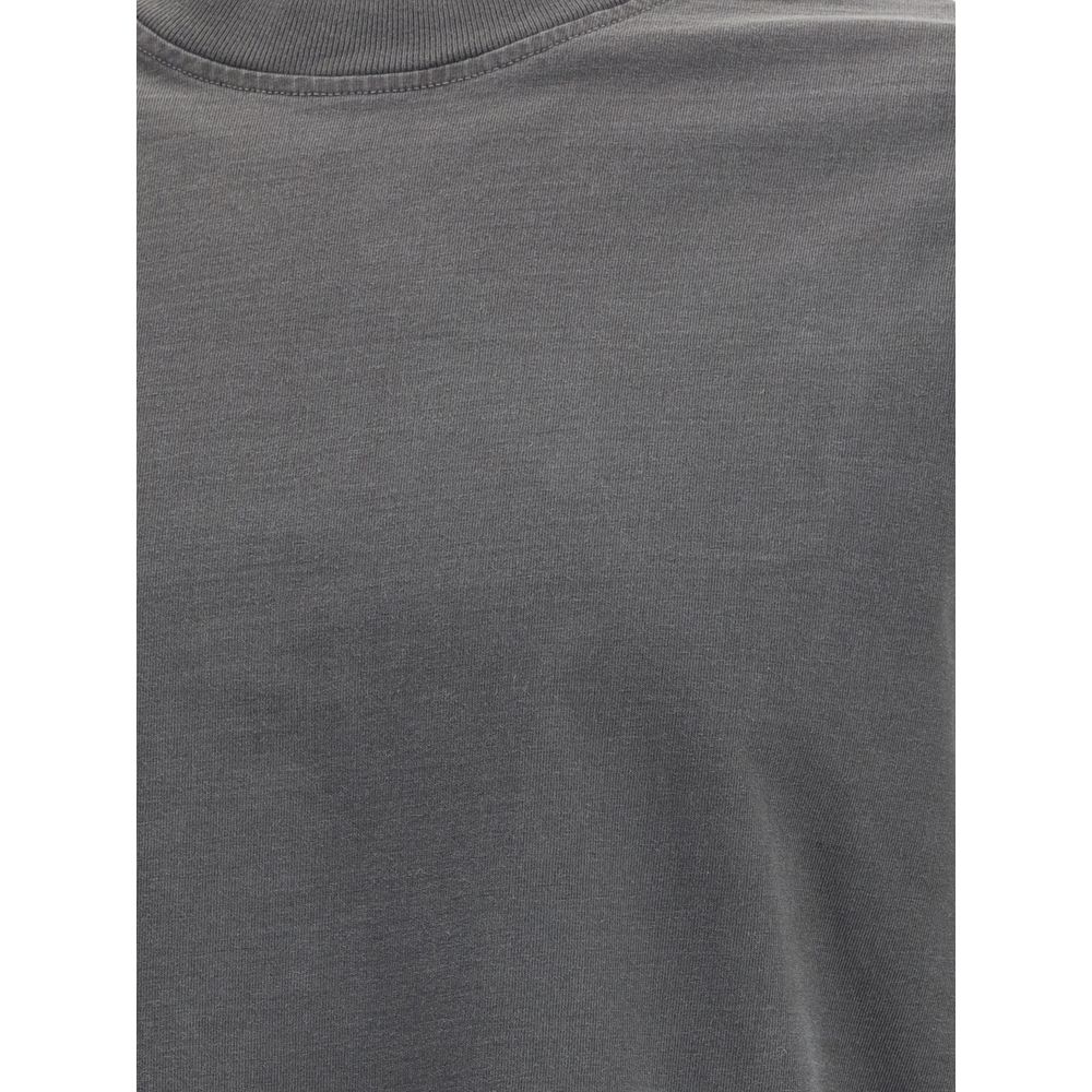 Agolde Graues Baumwoll-Langarmshirt
