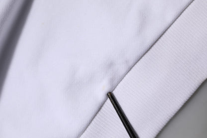 Dolce &amp; Gabbana – Weißes Sweatshirt mit Kapuze „Sacred Heart“