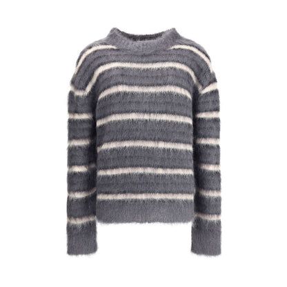 Marni Graues Mohair-Sweatshirt