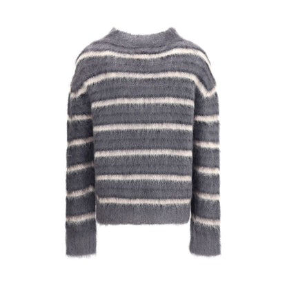 Marni Graues Mohair-Sweatshirt