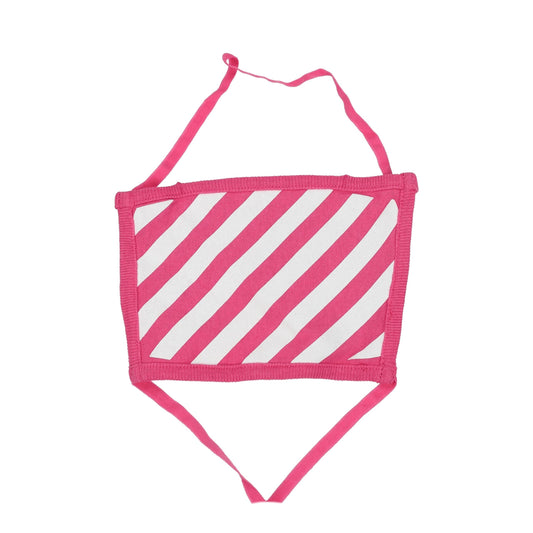 Rosa Baumwoll-Gesichtsmaske von Off-White