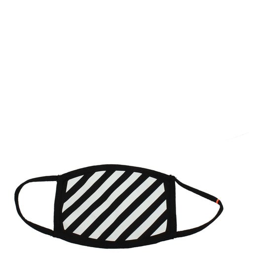 Off-White Schwarze Baumwoll-Gesichtsmaske