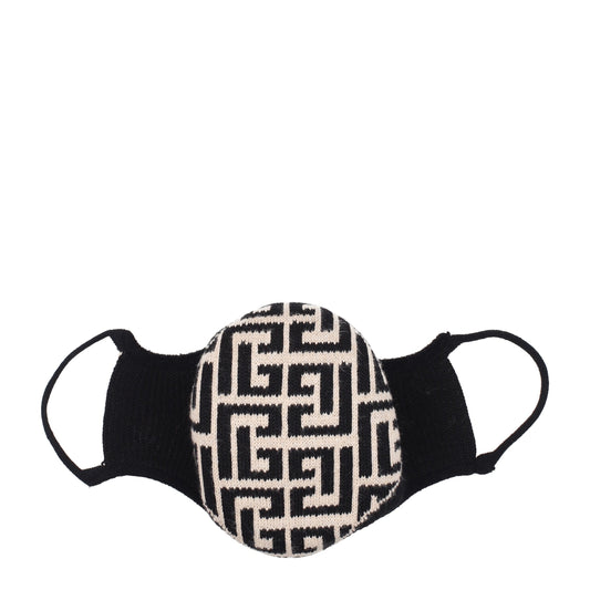 Balmain Beige Baumwoll-Gesichtsmaske