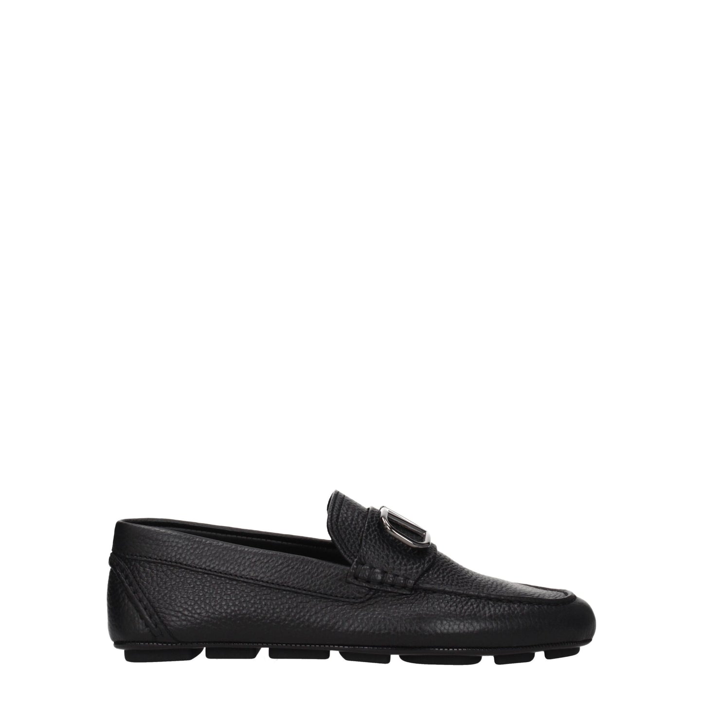 Valentino Garavani – Slip-On-Loafer aus schwarzem Leder