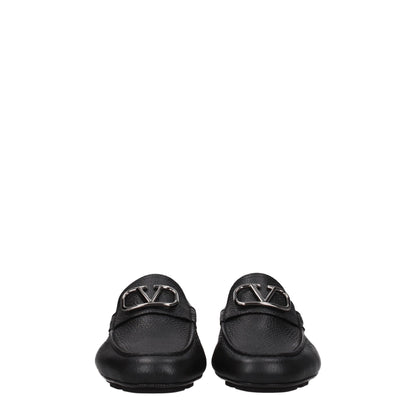 Valentino Garavani – Slip-On-Loafer aus schwarzem Leder