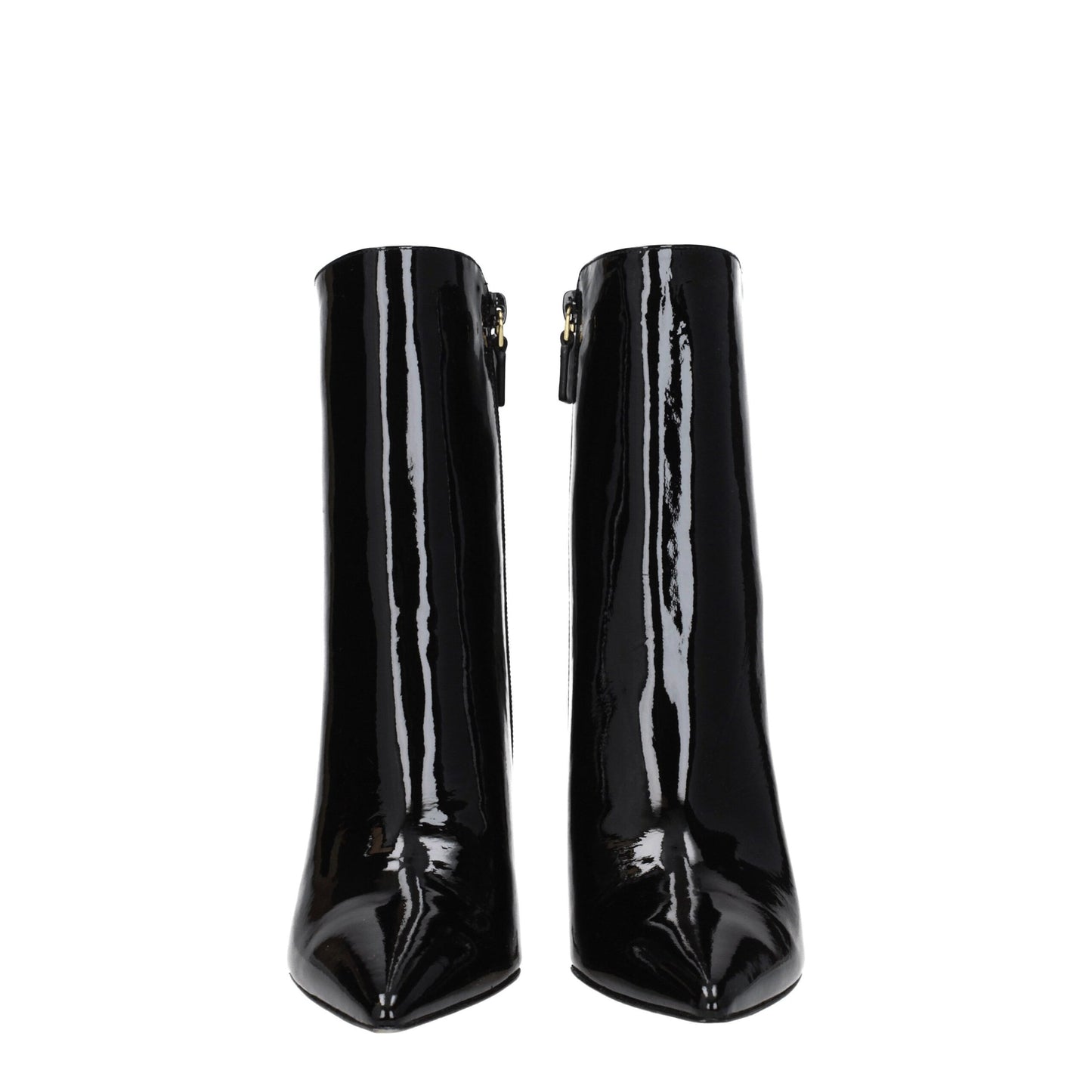 Stuart Weitzman – Schwarze Lederstiefeletten
