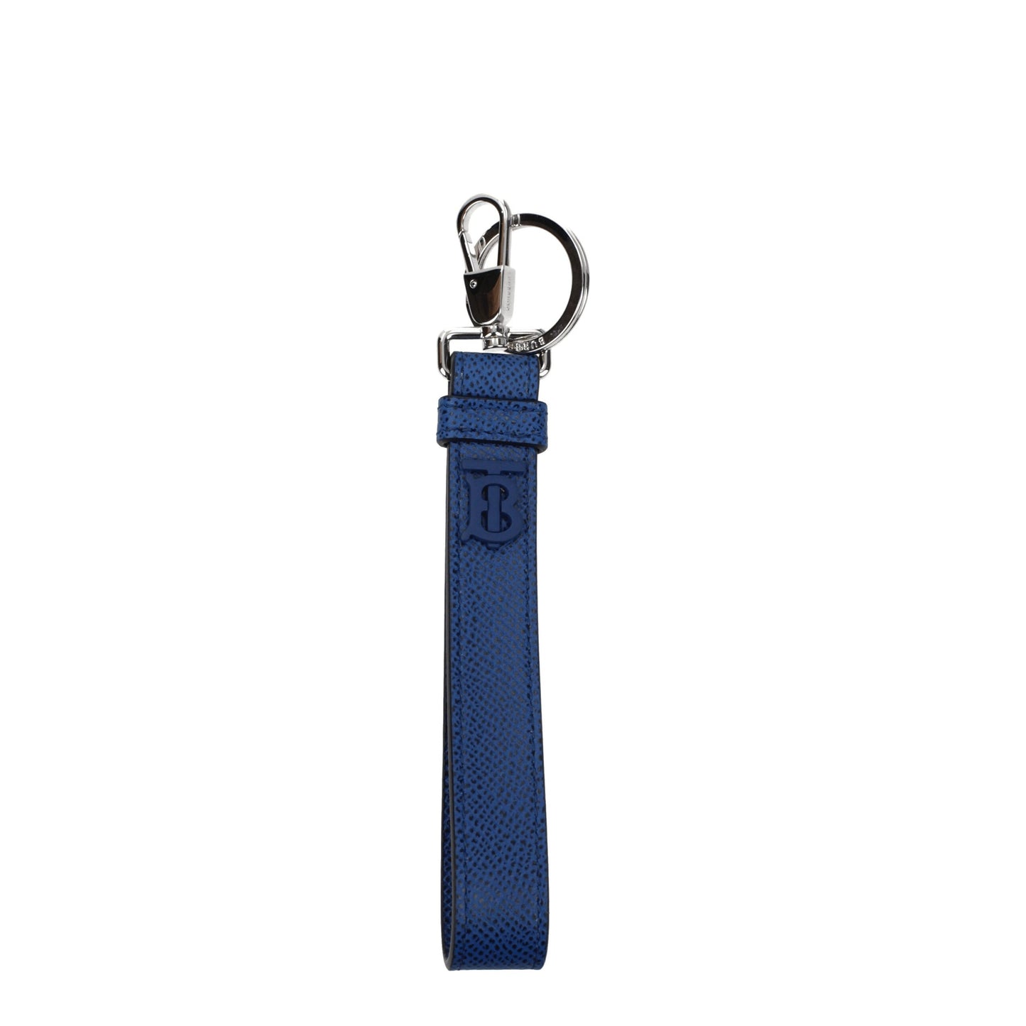 Burberry Schlüsselanhänger aus blauem Leder