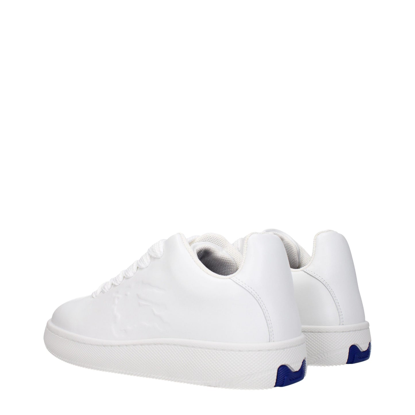 Burberry Weiße Leder Low-Tops