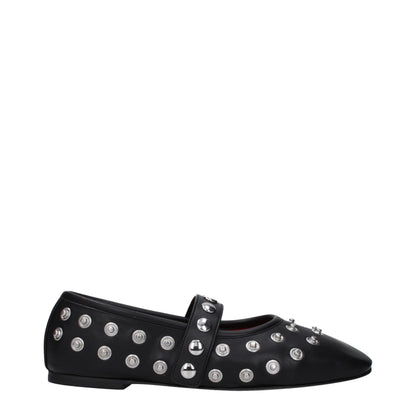 Stella McCartney – Schwarze Ballerinas aus Leder