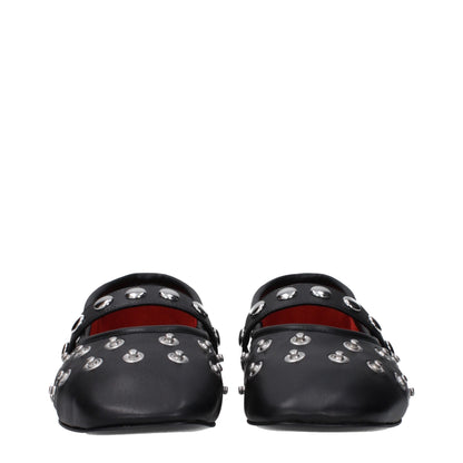 Stella McCartney – Schwarze Ballerinas aus Leder