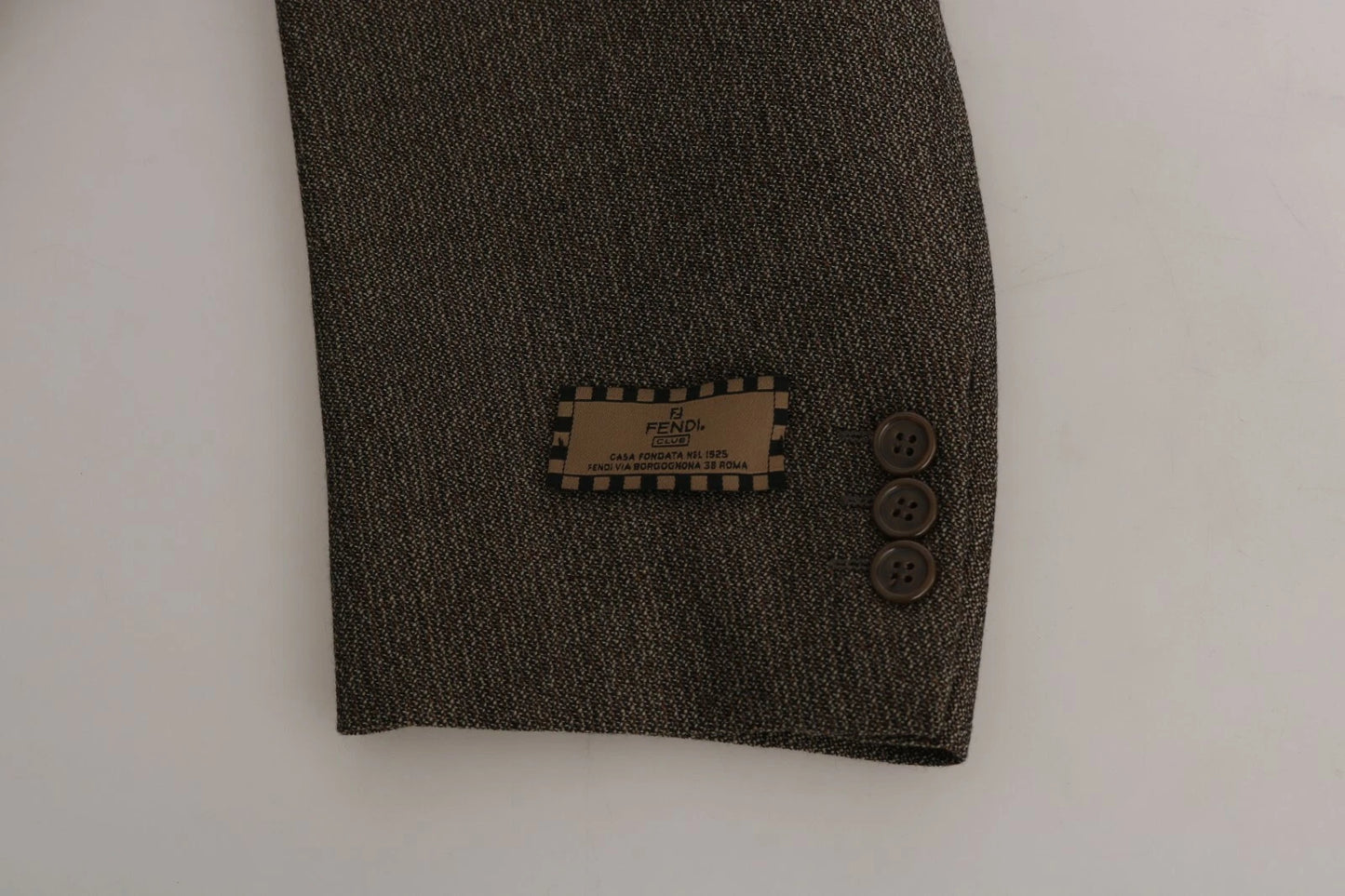 Dolce &amp; Gabbana – Brauner einreihiger Wollanzug