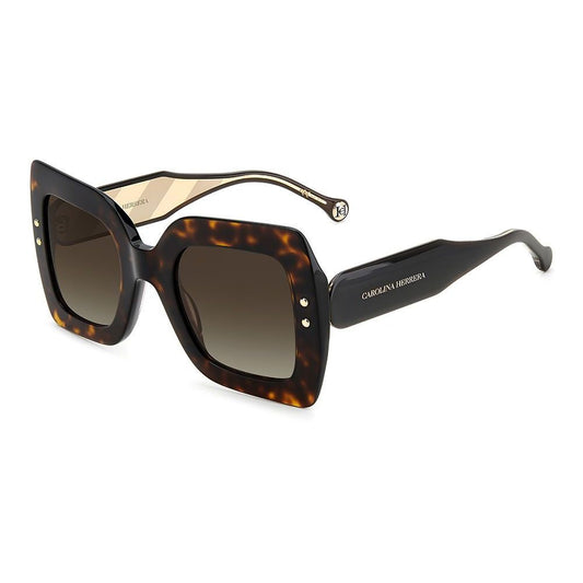 Carolina Herrera – Braune Acetat-Sonnenbrille