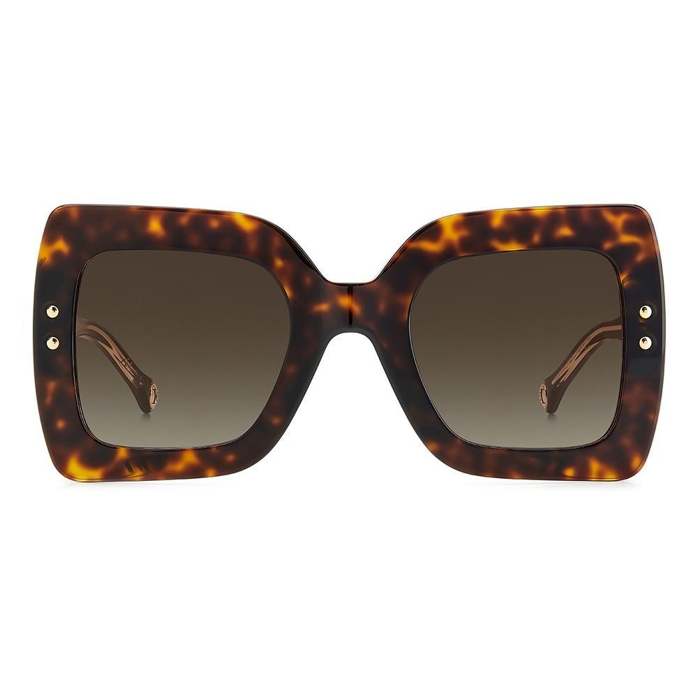 Carolina Herrera – Braune Acetat-Sonnenbrille