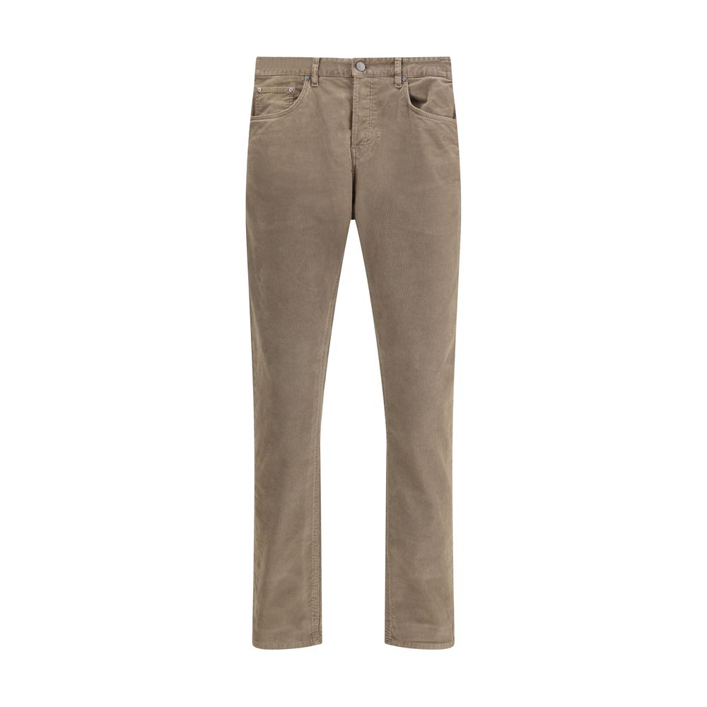 PT Torino Beige Baumwoll-Freizeithose