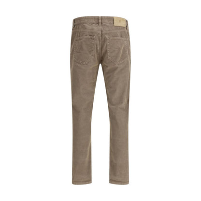 PT Torino Beige Baumwoll-Freizeithose
