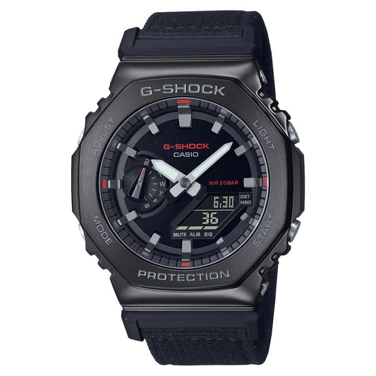 Casio – Schwarze Stoffuhr