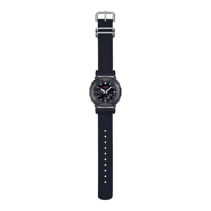 Casio – Schwarze Stoffuhr
