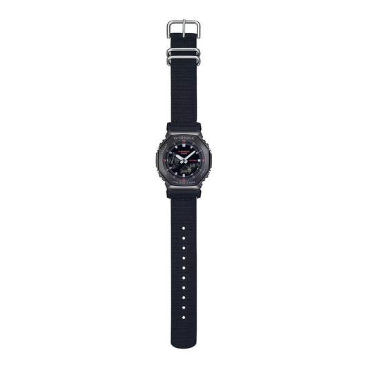 Casio – Schwarze Stoffuhr