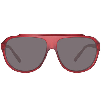 Benetton – Rote Sonnenbrille mit Spritzguss