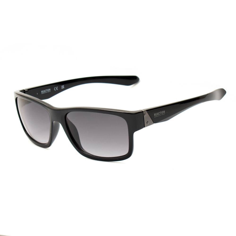 Kenneth Cole – Schwarze Sonnenbrille mit Spritzguss