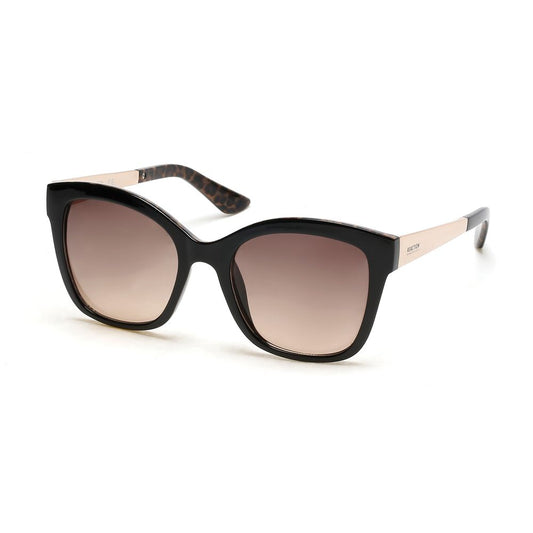 Kenneth Cole – Schwarze Sonnenbrille mit Spritzguss
