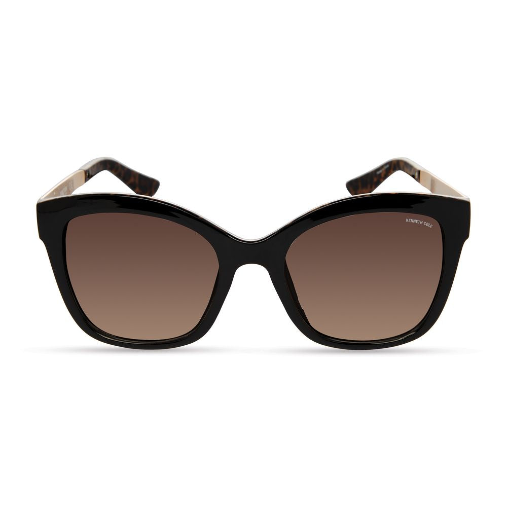 Kenneth Cole – Schwarze Sonnenbrille mit Spritzguss