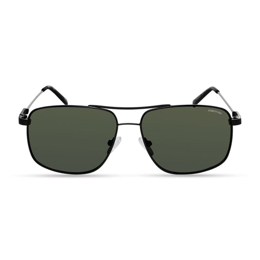 Kenneth Cole Sonnenbrille aus schwarzem Metall