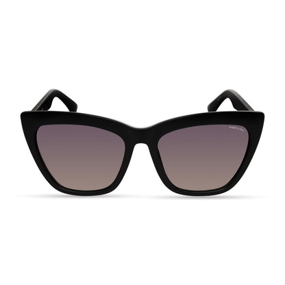 Kenneth Cole – Schwarze Sonnenbrille mit Spritzguss