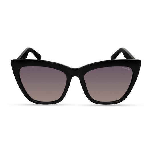 Kenneth Cole – Schwarze Sonnenbrille mit Spritzguss